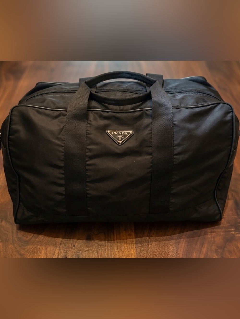Prada Y2K AUTHENTIC VINTAGE PRADA TESSUTO NYLON DUFFLE / WEEKENDER BAG